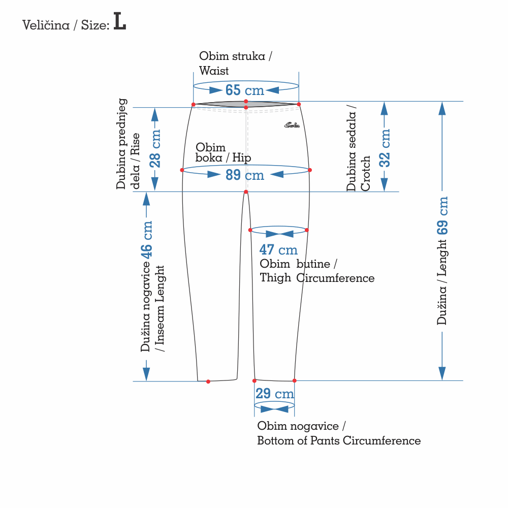 3/4 Klasične - Ewla